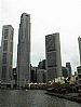 Boat Quay and Singapore Skyline