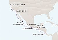 Puntarenas to San Francisco Itinerary