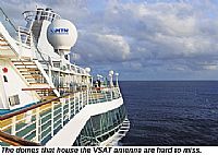VSAT antenna onboard